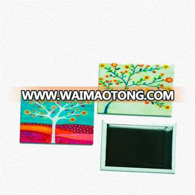 Metal tinplate custom fridge magnet wholesale custom