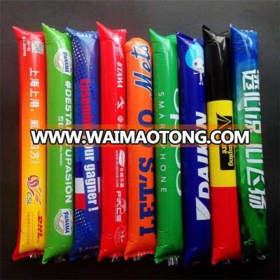 PE Inflatable balloon cheering stick clapper sticks